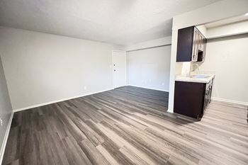 Luxury vinyl plank flooring